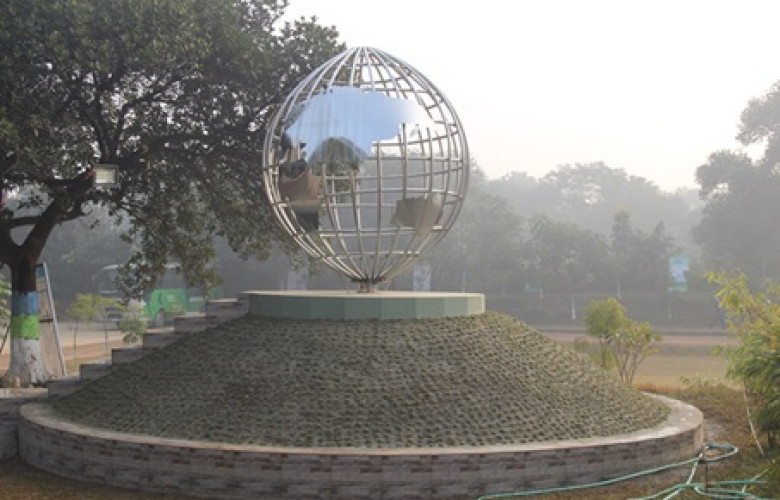 250926 Globe of Daffodil Intl University permanent campus
