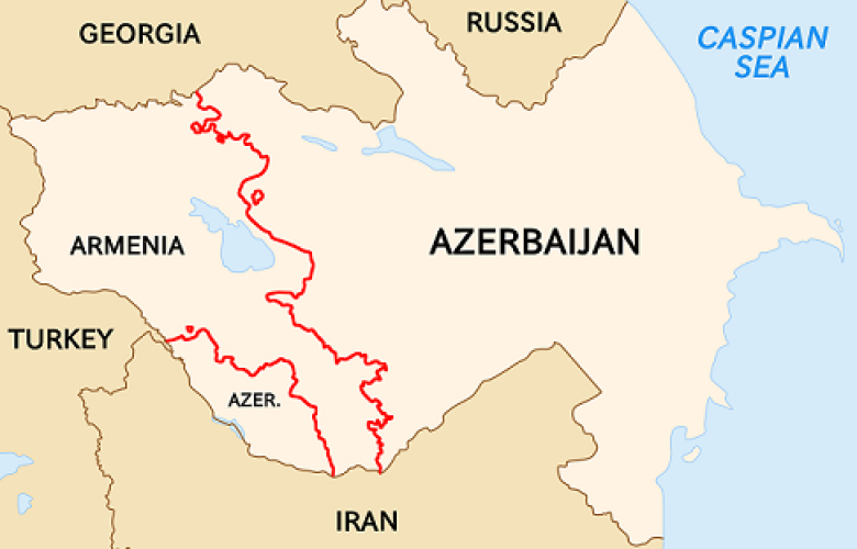 240813 Azerbaijan Armenia state border